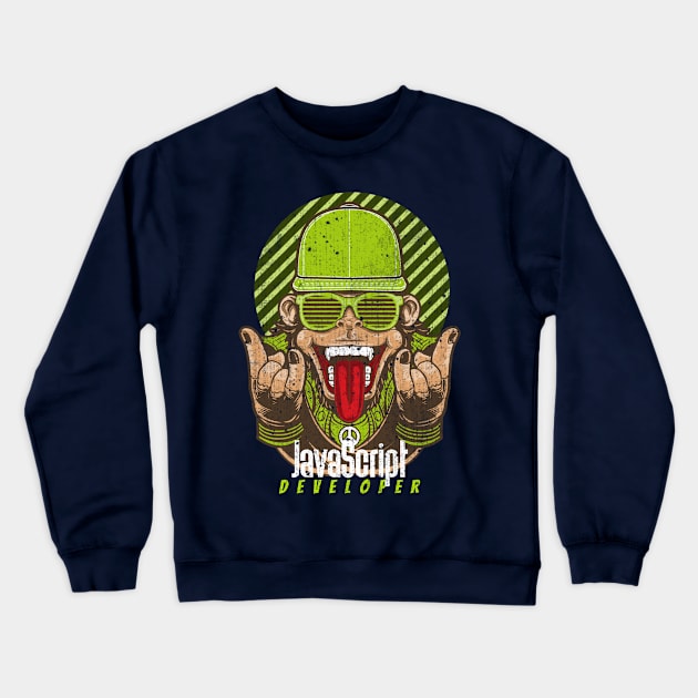 The JavaScript Developer Crewneck Sweatshirt by ArtDesignDE